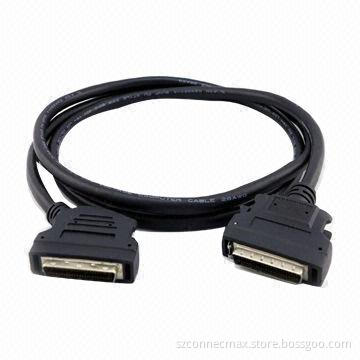SCSI Cable, 28AWG 25 Twisted Pairs (50 Pin Male to 50 Pin Male)